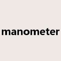 manometer是什么意思