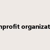 nonprofit organization是什么意思