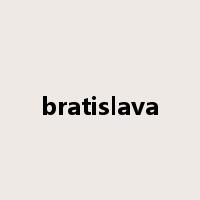 bratislava是什么意思