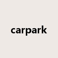 carpark是什么意思