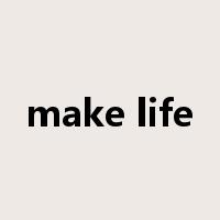 make life是什么意思