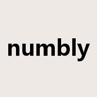 numbly是什么意思