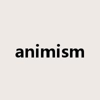 animism是什么意思