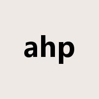 ahp是什么意思