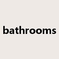 bathrooms是什么意思