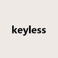 keyless是什么意思