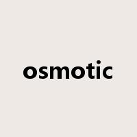 osmotic是什么意思