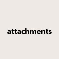 attachments是什么意思
