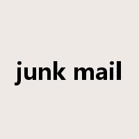 junk mail是什么意思