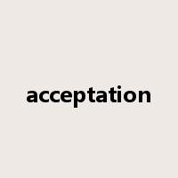 acceptation是什么意思