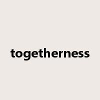 togetherness是什么意思
