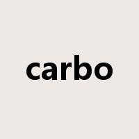 carbo是什么意思