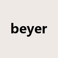beyer是什么意思