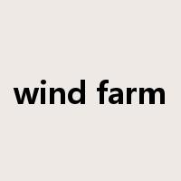 wind farm是什么意思