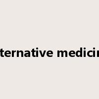 alternative medicine是什么意思
