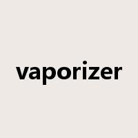 vaporizer是什么意思