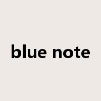 blue note是什么意思