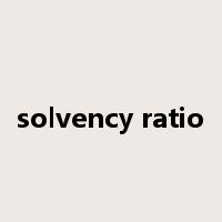 solvency ratio是什么意思