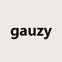 gauzy是什么意思