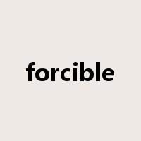 forcible是什么意思
