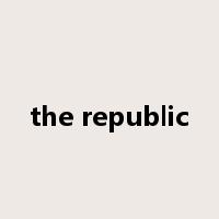 the republic是什么意思