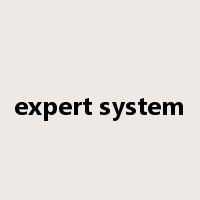 expert system是什么意思