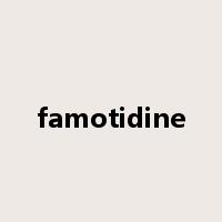 famotidine是什么意思