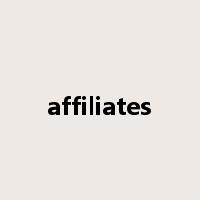 affiliates是什么意思