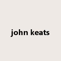 john keats是什么意思