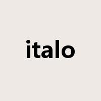 italo是什么意思