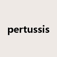 pertussis是什么意思