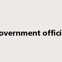 government official是什么意思