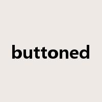 buttoned是什么意思