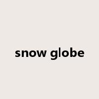 snow globe是什么意思