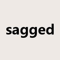 sagged是什么意思