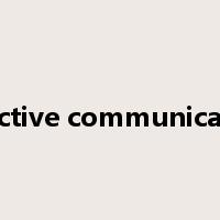 effective communication是什么意思