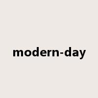 modern-day是什么意思