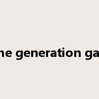 the generation gap是什么意思