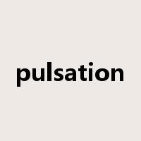 pulsation是什么意思
