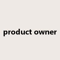 product owner是什么意思