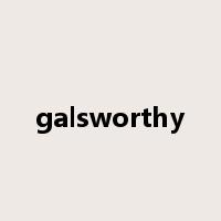 galsworthy是什么意思