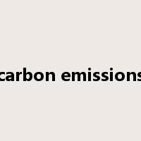 carbon emissions是什么意思