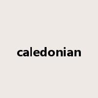 caledonian是什么意思