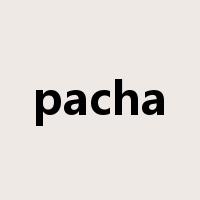 pacha是什么意思