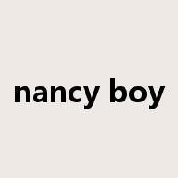 nancy boy是什么意思