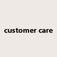 customer care是什么意思