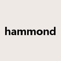 hammond是什么意思