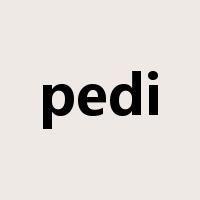 pedi是什么意思