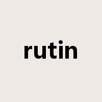 rutin是什么意思
