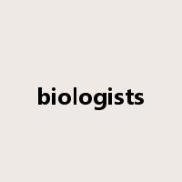 biologists是什么意思
